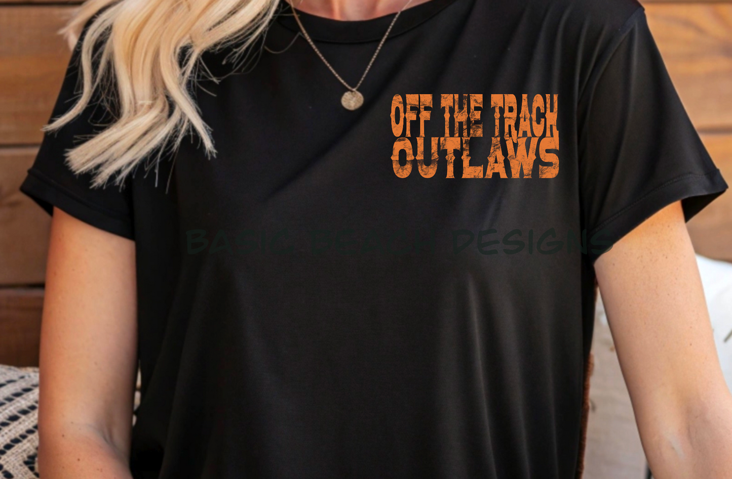 Off the Track Outlaws Barrel Racing Shirt