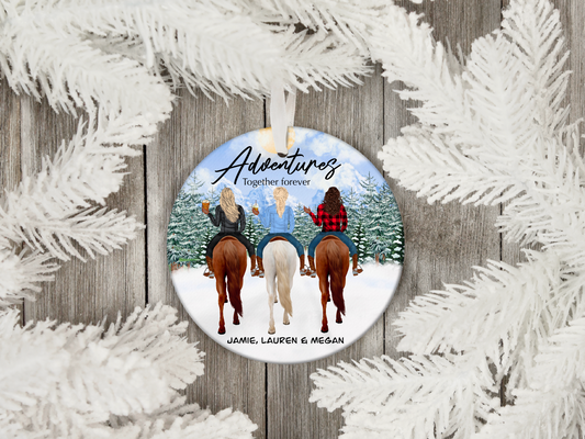 Best friend riders ornament
