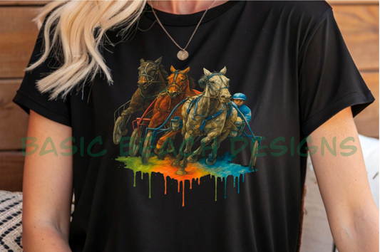 Harness Racing Watercolor Shirt
