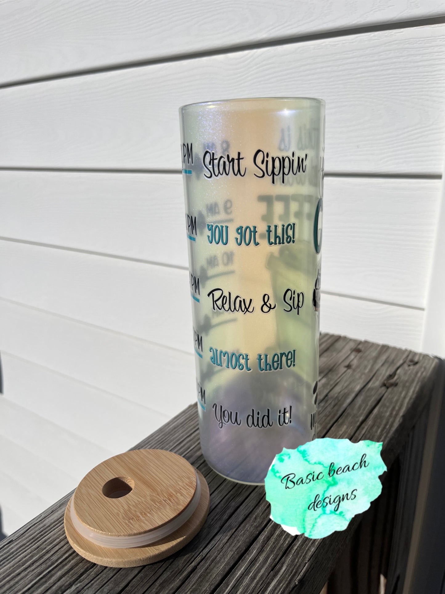 IF THIS IS COFFEE 20 oz glass tumbler