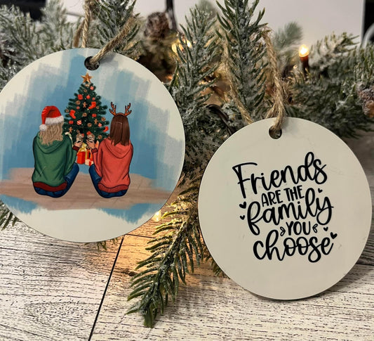Personalized friend ornaments